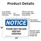 Signmission Please Shut The Gate Keep Out Livestock OSHA Notice Sign, Aluminum, 24in W x 18in L, 2PK OS-2PACK-NS-A-1824-L-17591 - alternate 6